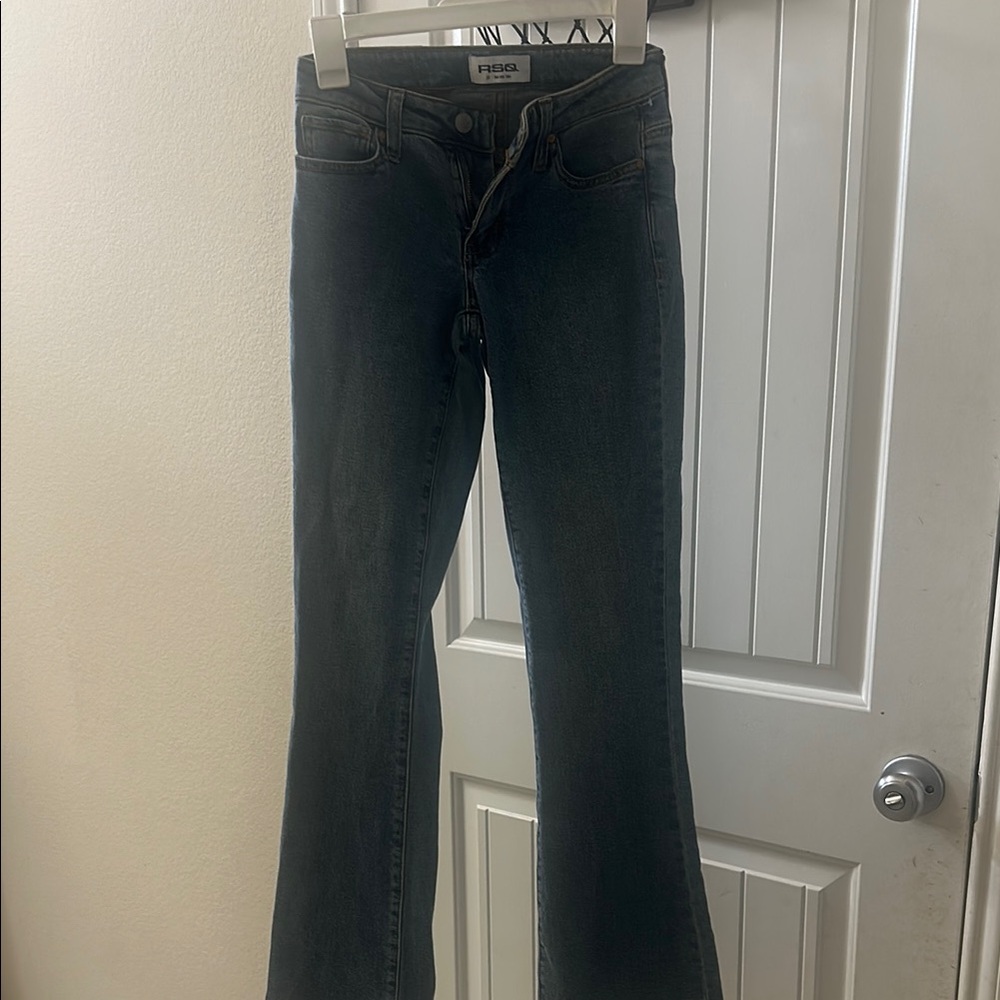 PAIGE Dark Blue Flare Jeans